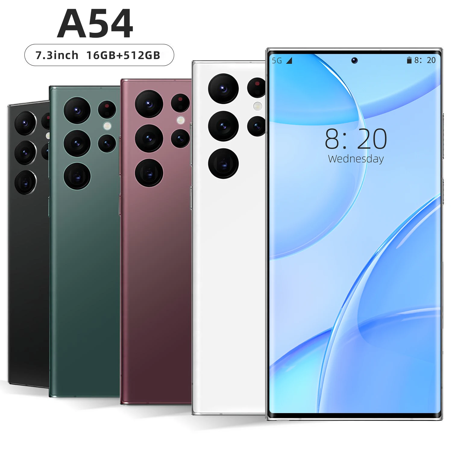 Unlocked Phone 2025 new version - A54 5g mobile phone 6.8 inch
